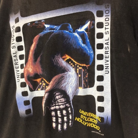 Horror Movies Vintage T-shirt King Kong Horror movie T-shirt 1980s 90s goth punk - Picture 4 of 5
